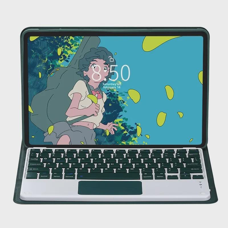 Защитный чехол для Xiaomi Redmi Pad SE 11" с Bluetooth-клавиатурой и слотом для стилуса