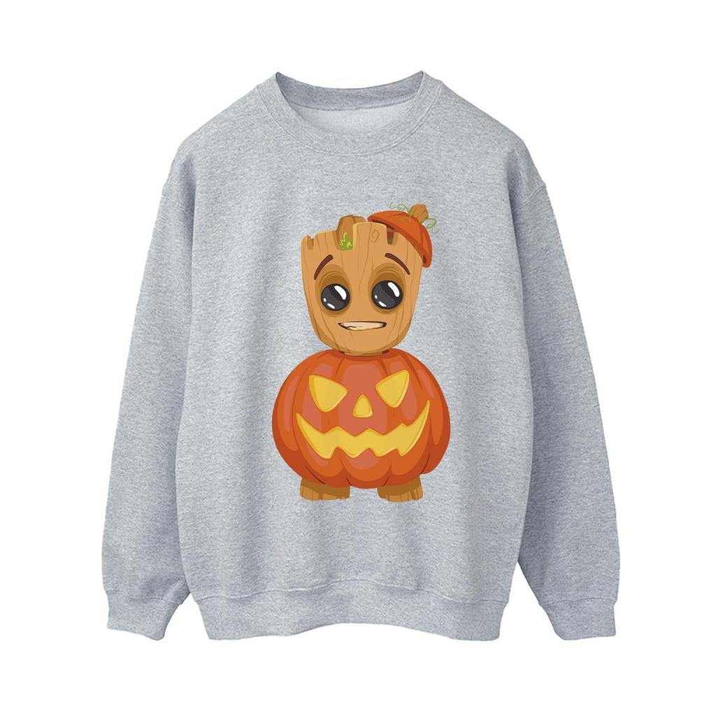 Marvel Женская/дамская толстовка Groot Pumpkin