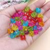 Home Party Supplies Hand-Beaded Mixed Color Flower Heart Shell Candy Candy Color DIY Loose Beads Beads With Hole Crafted 150Pcs for Jewelry Making