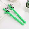 10pcs 0.5mm Cartoon Panda Climbing Tree Gel Pen Creative Cartoon Pen Cute Learning Stationery Office Water-based Signature Pen