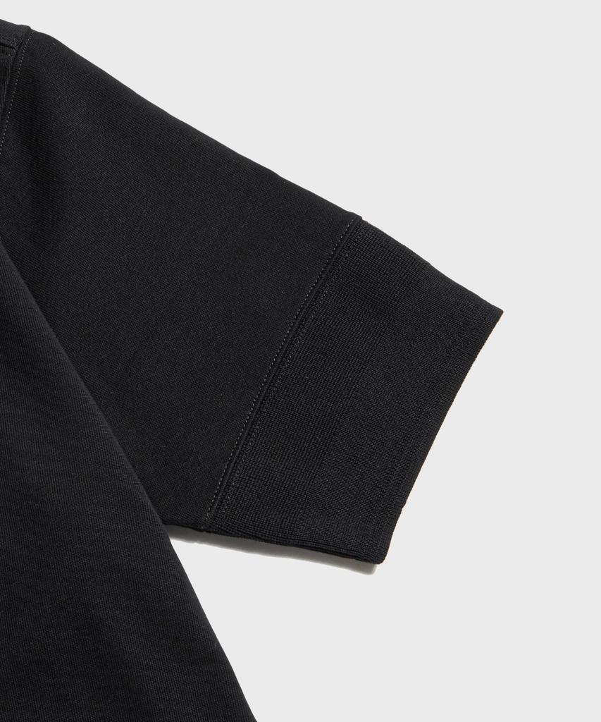 Beulonseun Винтажная футболка-henley с коротким рукавом Черная