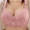 Новое поступление нижнего белья больших размеров: Вышитое чувственное кружево, дышащие легкие чашки, беспроводной бюстгальтер без магнитных элементов