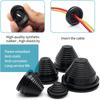 Tower Closed Rubber Grommet Double Sided Easy To Use Firewall Solid Closed Hole Plug Kit Round Rubber Hole Plugs