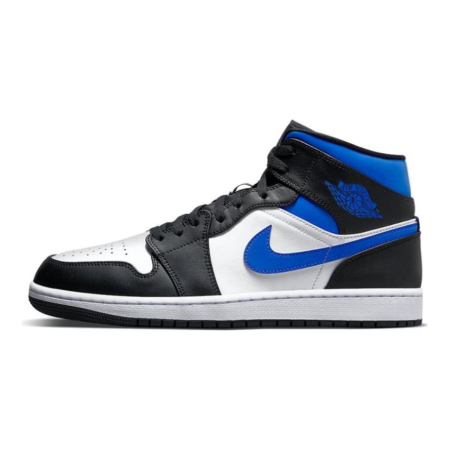 Jordan 1 Средние 'Белый Черный Гоночный Синий' Jordan 554724-140