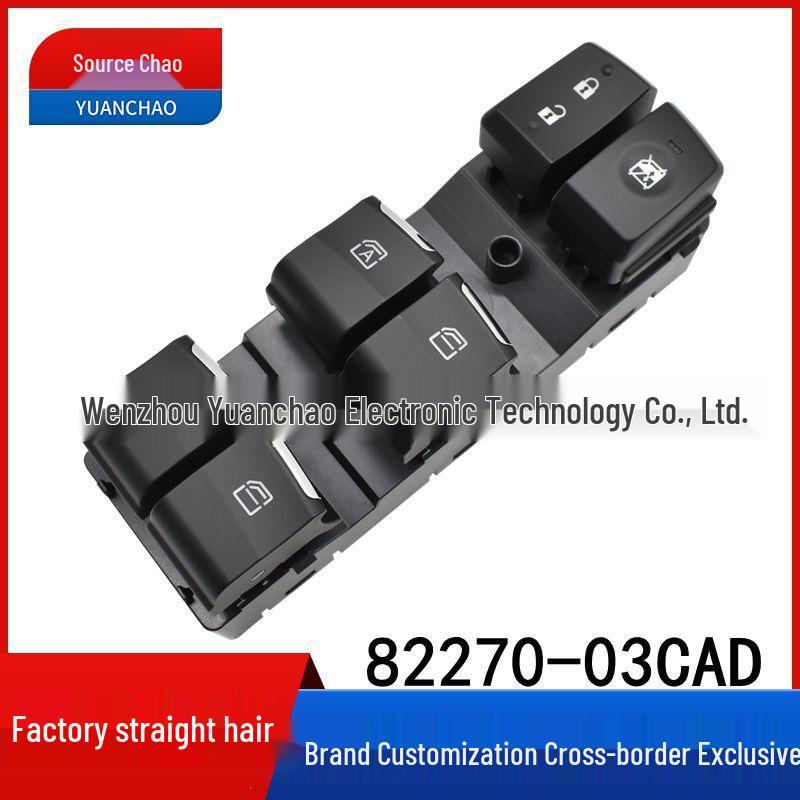 Compatible Window Lifter Switch for 2018-2020 Trumpchi GM8, 82270-03CAD Electric Window Button.