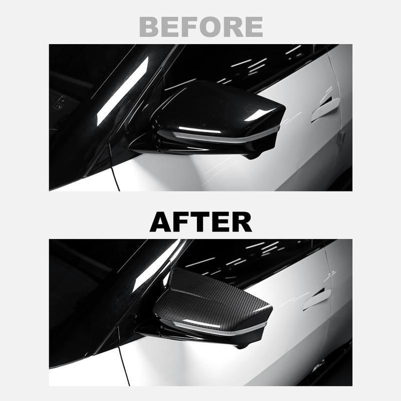Cow Horn Exterior Mirror Covers Side Rear View Mirror Covers Compatible For Kia EV6 -2025 Accessories
