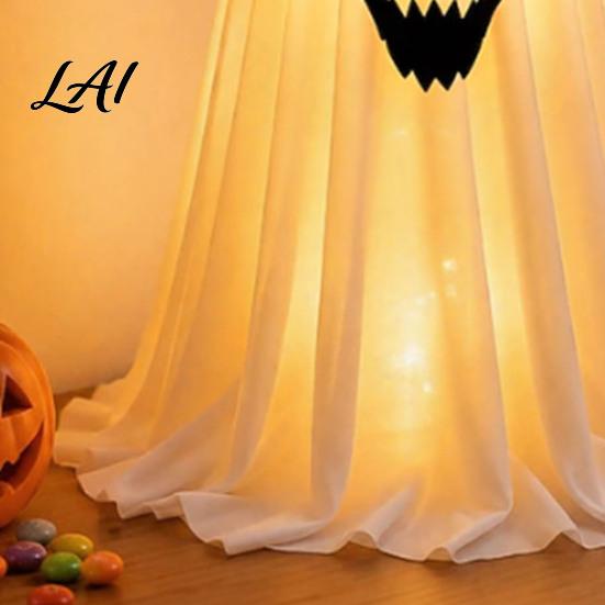Unique Halloween Gift for Kids Ghost Candy Bowl Stand with Remote Control Large LED Lighted Cute Holder Front Door Porch Outdoor Indoor Decor Snack