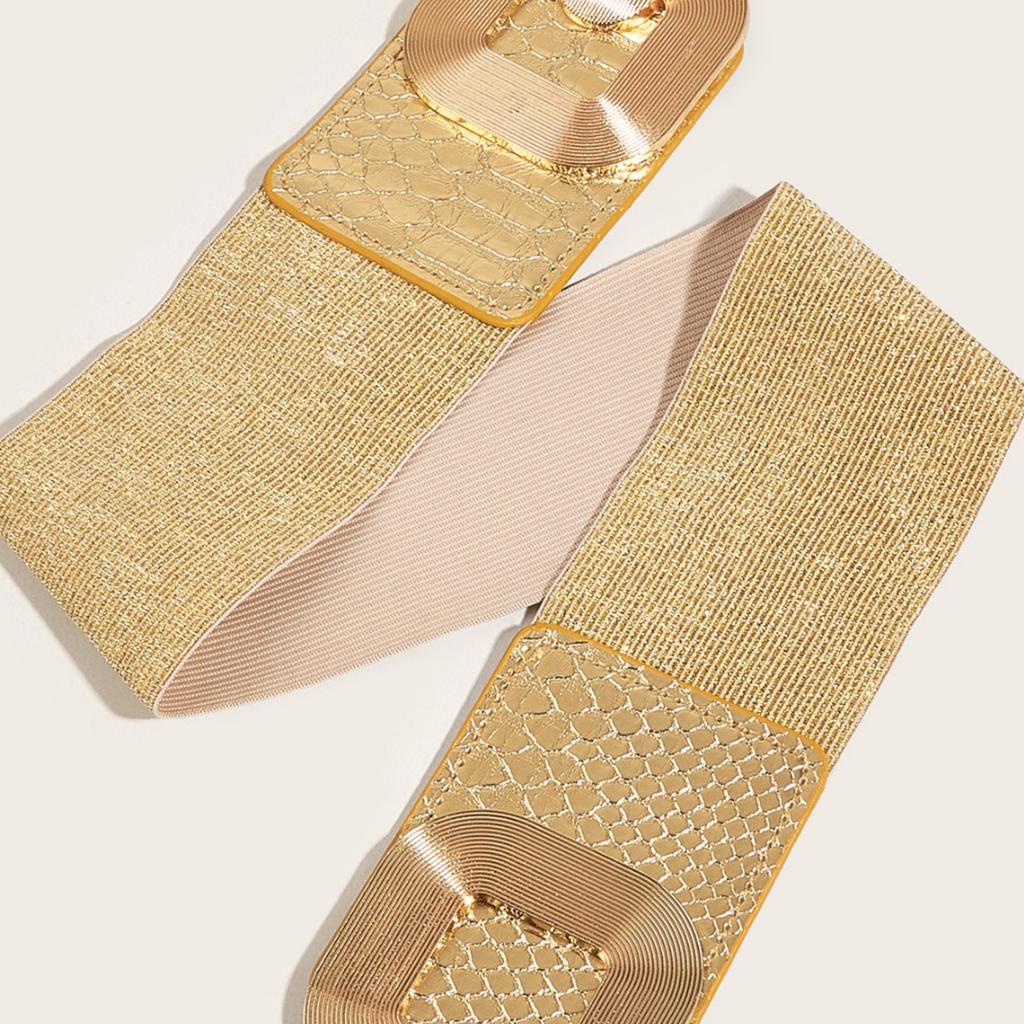 Simple Elastic Wide Belt For Women Dress Comfortable And Stretchy Corset Belt Waiststrap For Evening Party Formal Event