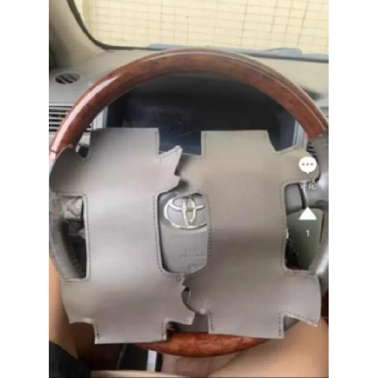 Для Toyota Land Cruiser Prado 120 Land Cruiser 100 Land Cruiser VXL125 Tacoma Ручная прошивка Натуральная кожа Чехол на рулевое колесо