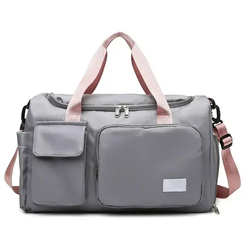 Carry On Travel Bag Large Capacity Gym Bag Weekender Overnight Duffle Bags With Shoe Compartment Sports Fitness Bags for Women