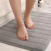 Bath Mat Soft Bathroom Carpet Water Absorption Anti-slip Memory Foam Washable Rug Toilet Floor Mat Shower Mat Bathroom Decor New