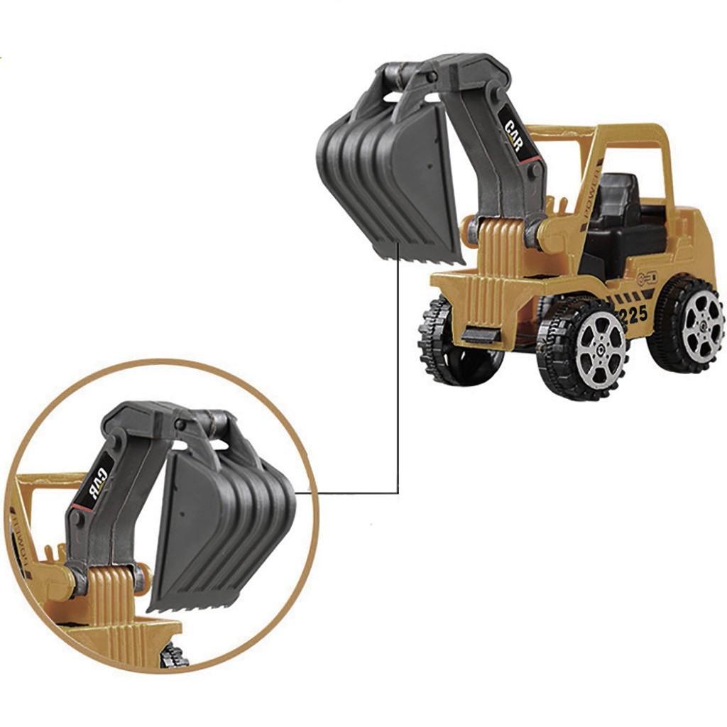6 предметов Игровые транспортные средства Строительная техника Грузовик Автомобили Набор игрушек с приводом от трения