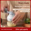 Wireless Multifunctional Garlic and Vegetable Cutter for Home Kitchen Use