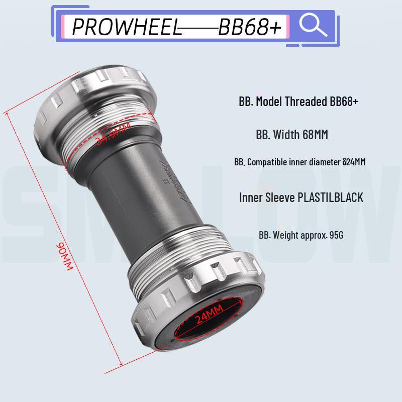 Taiwan Prowheel Полый MTB Шатунный Комплект и Каретка