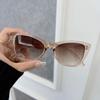 Fashion Retro Cat Eye Sunglasses Women Men Vintage Sun Glasses Female Male Outdoors Designer Frame Mirror Punk