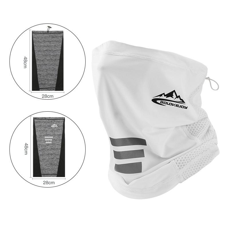 Summer Sun Protection Icy Silk Cycling Face Mask Reusable Face Scarf Mask For Outdoor Fishing Cycling