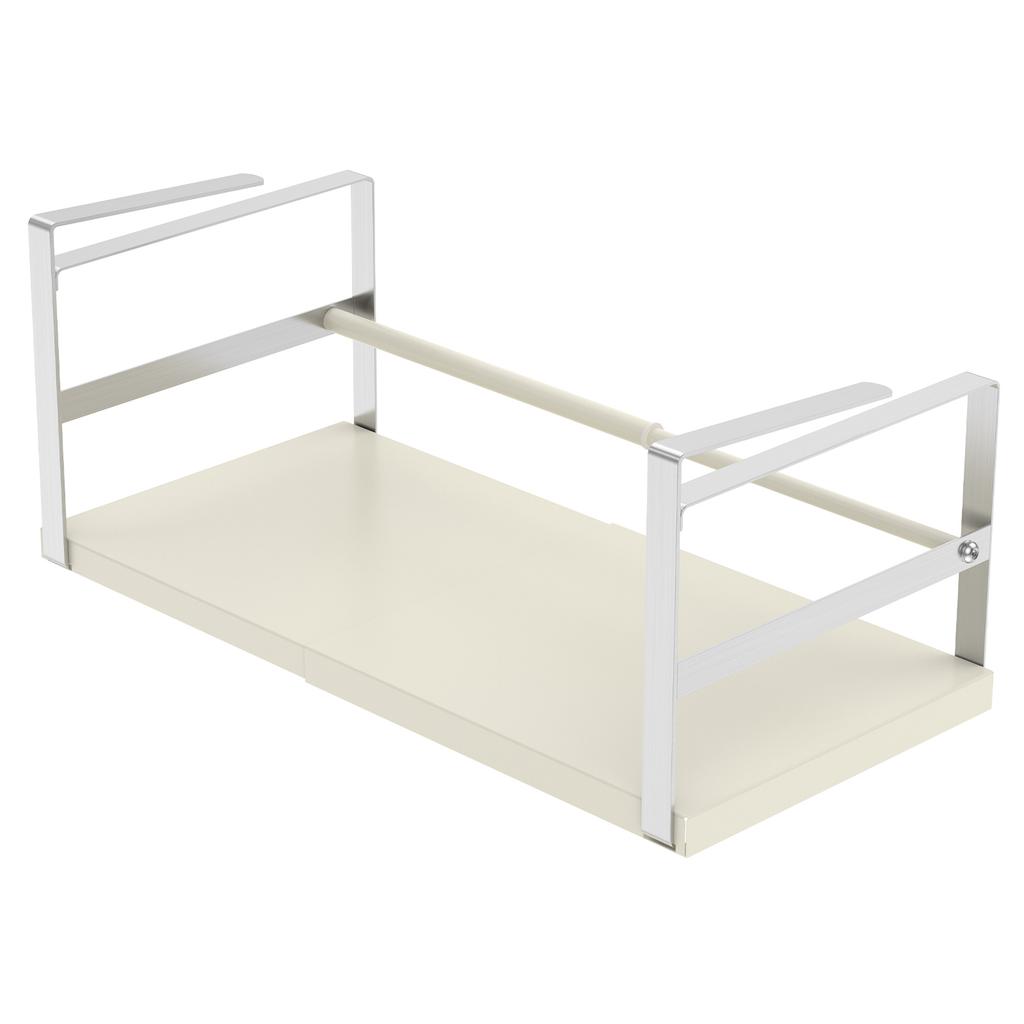 Expandable Under Shelf Storage for Kitchen Cabinet Carbon Steel Under Shelf Basket Cabinet Organizer Office Under Desk Organizer