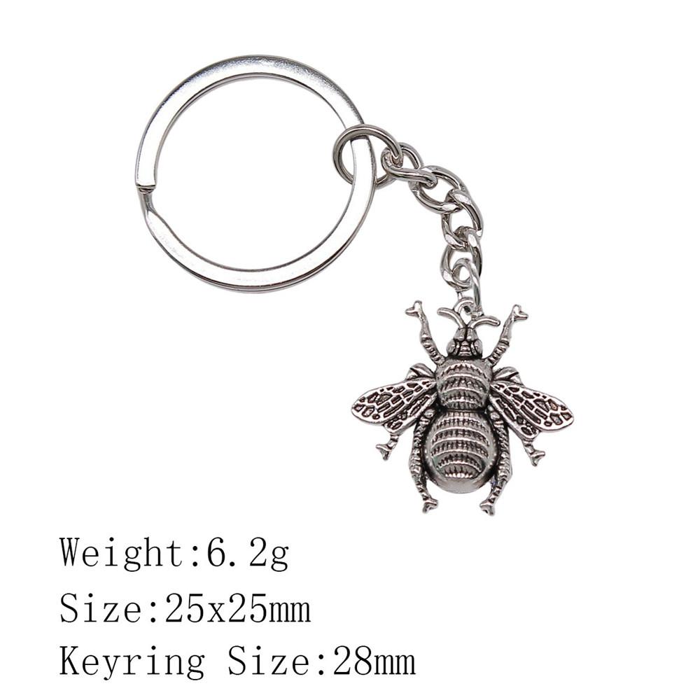 Рождественские украшения Автомобильный брелок Пчела Бабочка Брелок Дешевые вещи Детский брелок