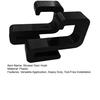 2Pcs Shower Door Hooks Bathroom Towel Hooks Bath Robe Hanger Hooks for 8mm Thick Frameless Glass Shower
