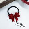 Nanrui Jewelry Ацетатная Резинка-Бант для Волос 5,3 см - Милый Бантик-Резинка и Зажим для Высокого Хвоста
