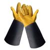 Wear-resistant Cowhide Welding Gloves Fire Protection Welder Work Gloves  Safety Protection