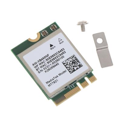 Wi-Fi 6 MT7921K DualBand 1800 Мбит/с 2.4G/5G 5.2 WiFi 6 Беспроводная карта 802.11AX для 10 / 11, чем AX210