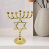 Elegant Hanukkah Menorah Candle Holder for Home Decor
