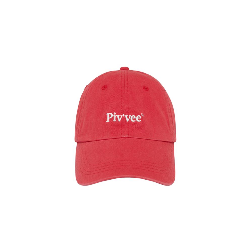 Кепка с логотипом PIV’VEE Pivvee (Оранжево-красный)