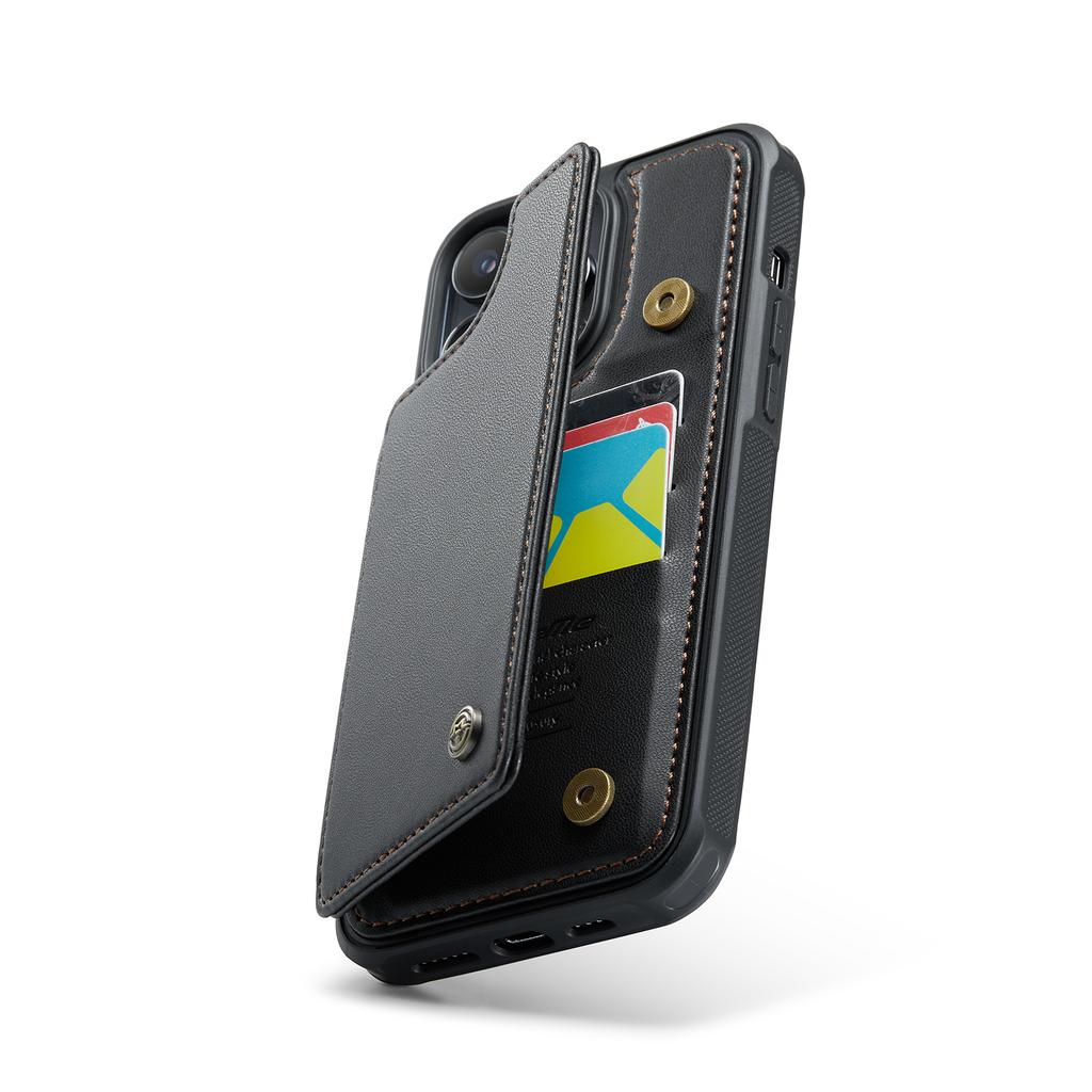 Для iPhone 7 8 Xs XR XS Max 11 12 13 14 15 16 серии Stand Card Wallet Интегрированный чехол для телефона из искусственной кожи премиум-класса