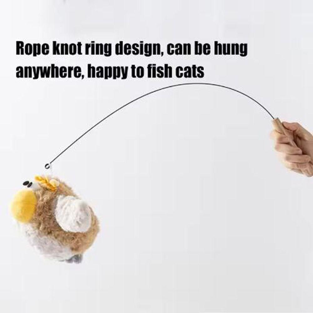 Electric Bird Moving Cat Toy USB Rechargeable Interactive Cat Toys for Kitten Cats