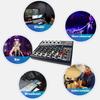7 Channel  Bluetooth Audio Mixer USB Digital Microphone Sound Mixer Console Professional Karaoke Audio Mixer Amplifier 32x23.5x3.8cm
