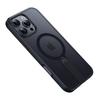 Матовый прозрачный чехол Magsafe для iPhone 16 15 14 13 12 Pro Max Plus из алюминиевого сплава с вращающейся на 360° подставкой и магнитной крышкой