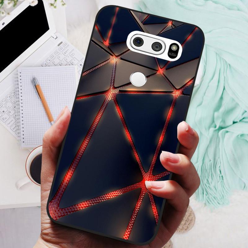 Чехол для LG V30 V30+ Милый Кот Расписная Задняя Крышка Телефона Для LG V35 V30S Thinq Funda Силиконовый Мягкий Для LGV30 V30 Plus Чехлы Coques