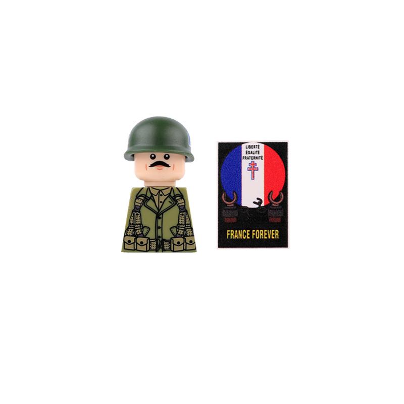 US Airborne 101ST Soldier Figures Building Blocks Officer Army Warrior Infantry Military Accessories Gun Weapons Brick Toys GR03