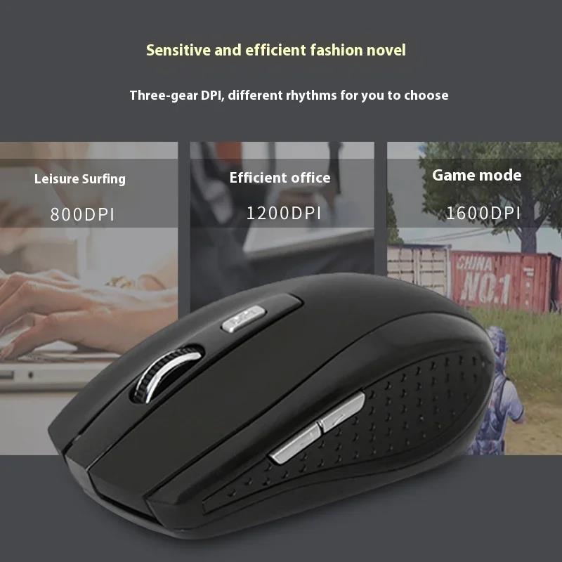 2.4G Wireless Mouse 2.4Ghz Gaming Mouse Optical Wireless Mouse Slim Mini Noiseless Mice 800/1200/1600 DPI For Macbook PC Laptops