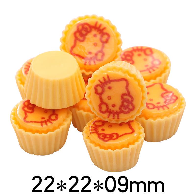 3D Hot Pot Egg Tart Bread & Cookie Resin Toy Playset