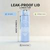 1PC Blank Distressed White Minimalist Print 750ml Portable Sports Water Bottle Leakproof Gym Outdoor Travel Drink Cup