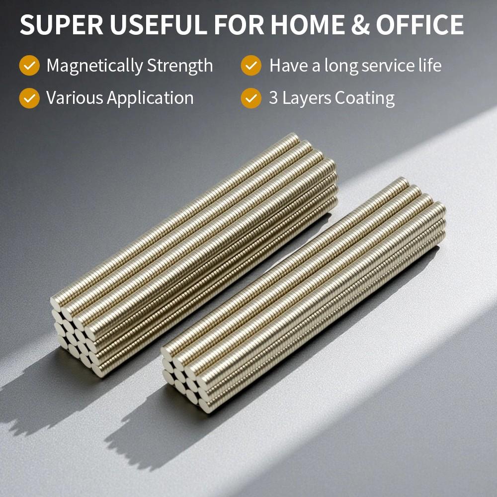 4X1MM магниты круглые для холодильника, для офисной доски, подходящие инструменты, домашнее рабочее место и т. д. 4*1