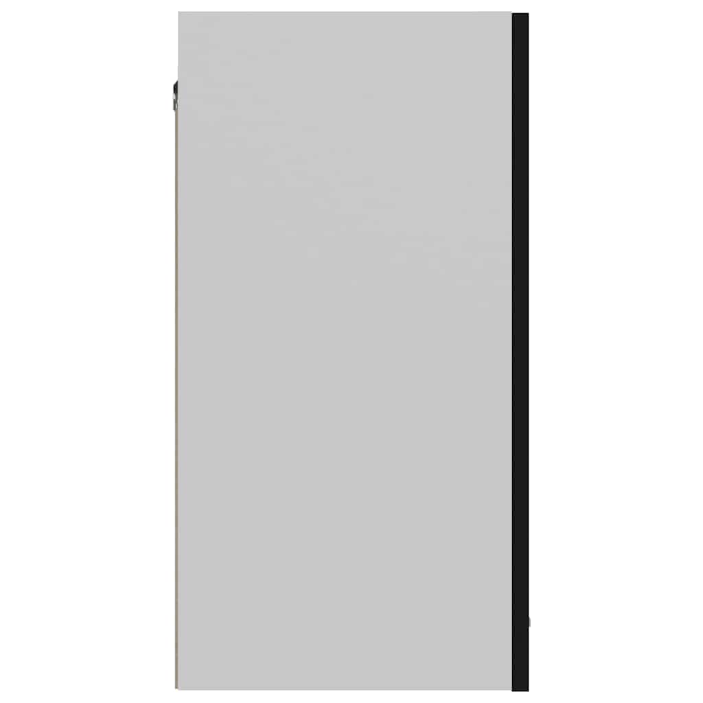 Lyon Wall Mounted Cabinet in Black 60 x 31 x 60 cm Engineered Wood