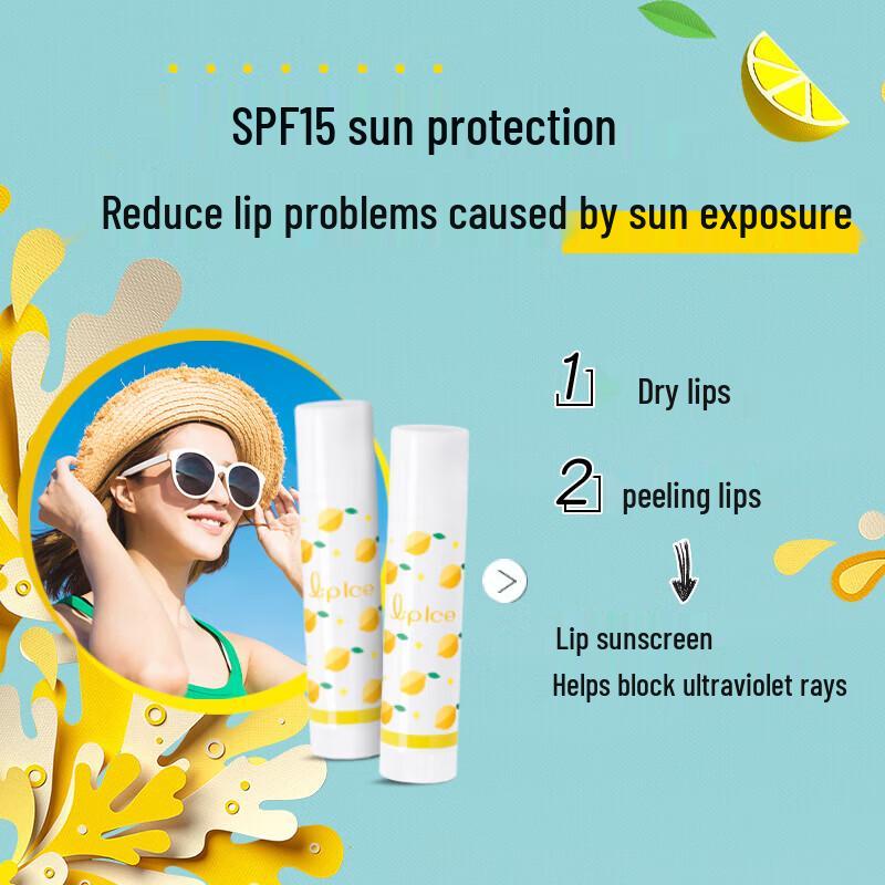 Mentholatum Fruity Ice Lip Balm - Lemon