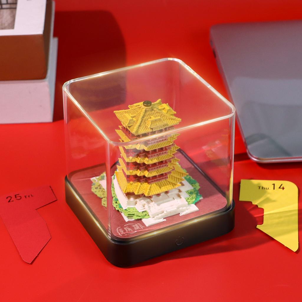 3D Memo Pad Desk Calander Custom Logo Tower Building Sakura Christmas Tree Carousel Note Pad Birthday Novelty Gifts Home Decor