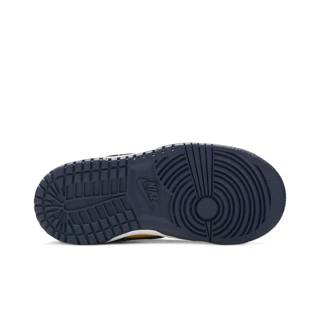 Nike Dunk Low Toddler 'Michigan' 2021 (Unisex) Varsity Maize / Midnight Navy / White Toddler Shoes CW1589 700
