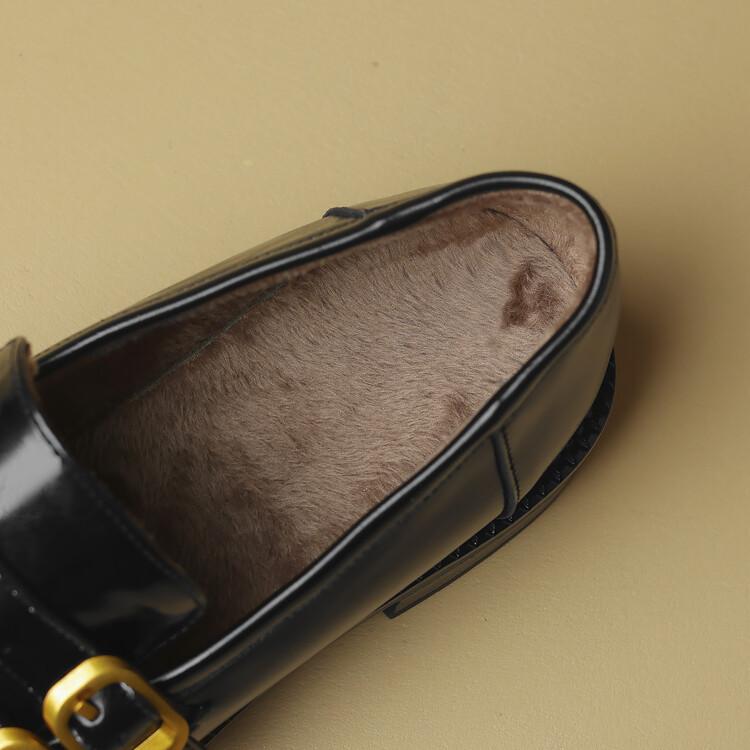 Мода 2024 Новые весенние женские туфли из спилковой кожи с круглым носком, женские туфли-лодочки, женская обувь на низком каблуке, лоферы, женская обувь, Zapatos De Mujer