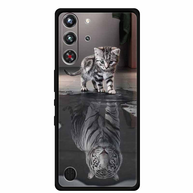 Чехол для ZTE nubia Red Magic 10 Pro Magic10 Pro Чехол-бампер Мягкий силиконовый задний чехол для телефона ZTE Nubia REDMAGIC 10 Pro Чехол-сумка