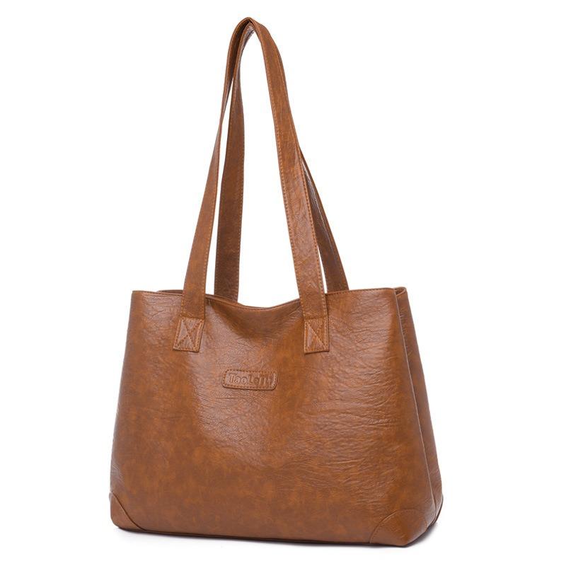 Сумки-тоут OEM Crazy Horse Pitot сумка большая вместимость на плечо OEM