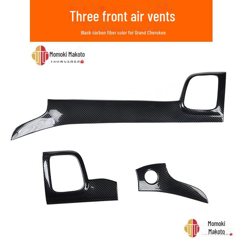 Отделка рамы навигации из углеродного волокна для салона Grand Cherokee 14-15