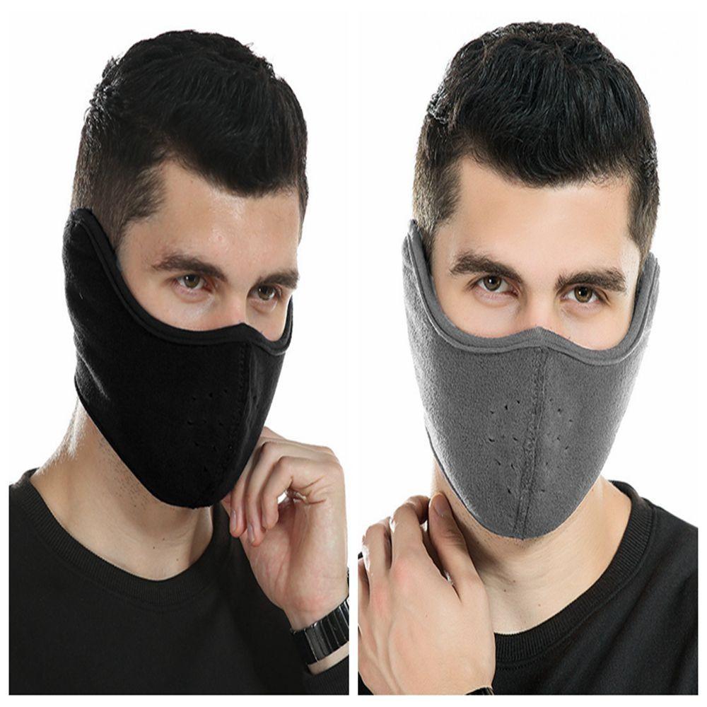Windproof Half Face Mask Dustproof Cycling Sport Earmuffs Face Protector Warm Mask Ski