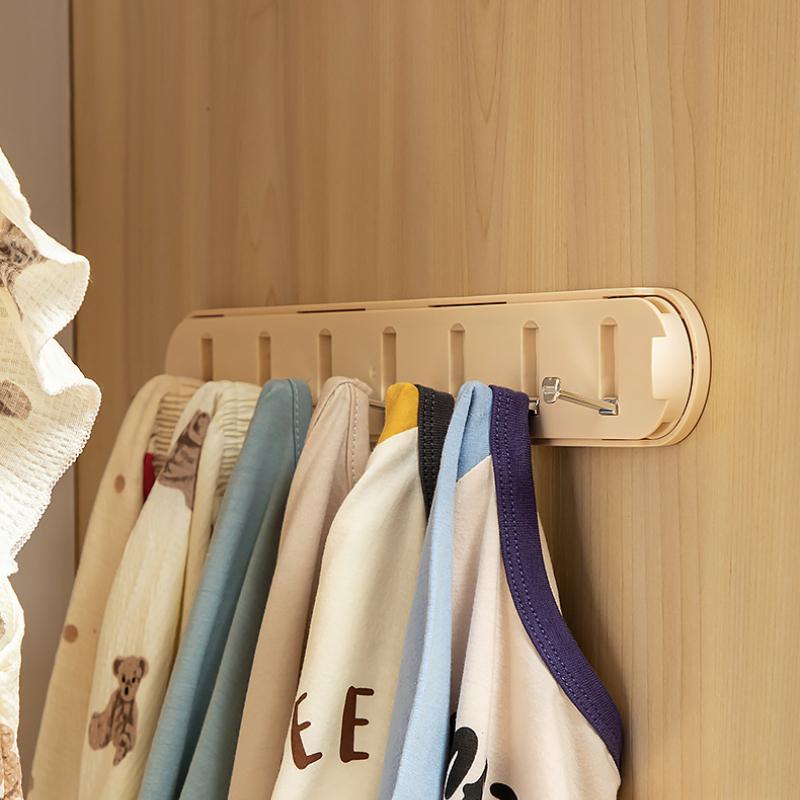Home Pull-out Hooks Retractable Hidden Closet Door Hooks Multifunctional No-punch Multi-purpose Hooks