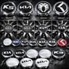 AANB1 4pcs 56mm 60mm 65mm 68mm Car wheel emblem Wheel Center Hub Cap auto Rim refit badge covers sticker styling accessories For kia
