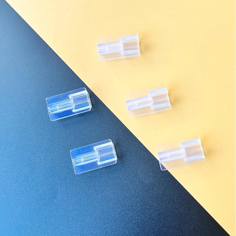 5 шт. Мягкий силиконовый органайзер для кабеля зарядки, протектор кабеля для быстрой зарядки, рукав для защиты кабеля данных Apple iPhone, прозрачный чехол-клипса